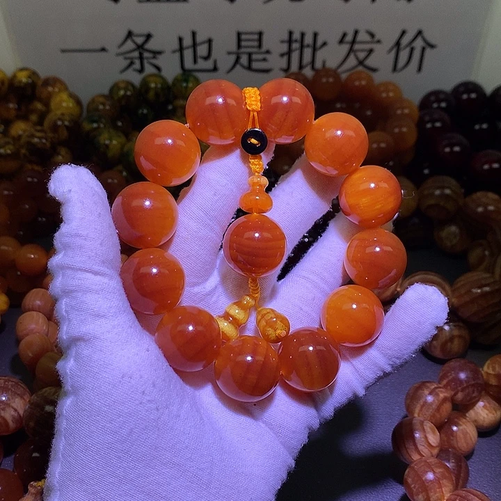 松木（琥珀木）手串/手链2.1 包浆高货