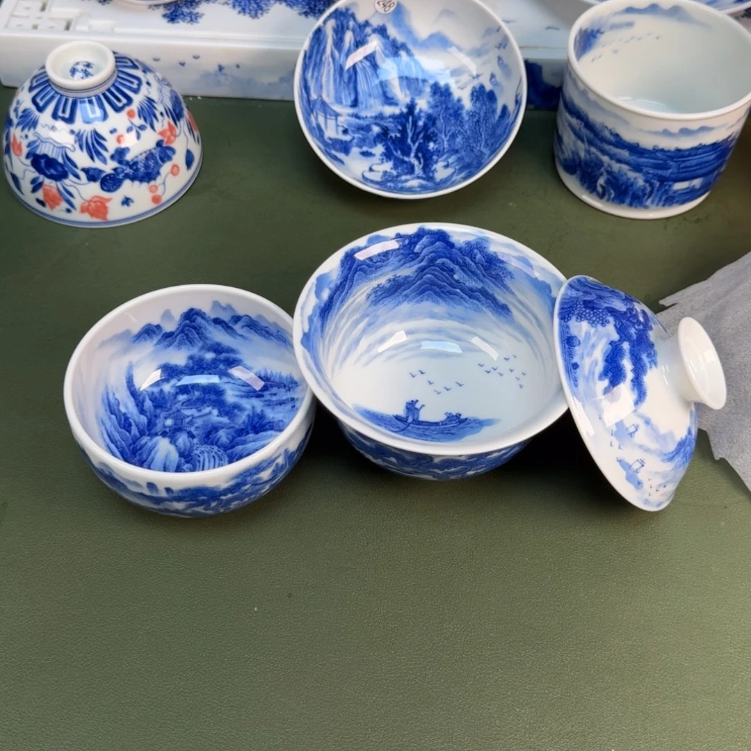 景德镇纯手绘茶器圆圆299，300