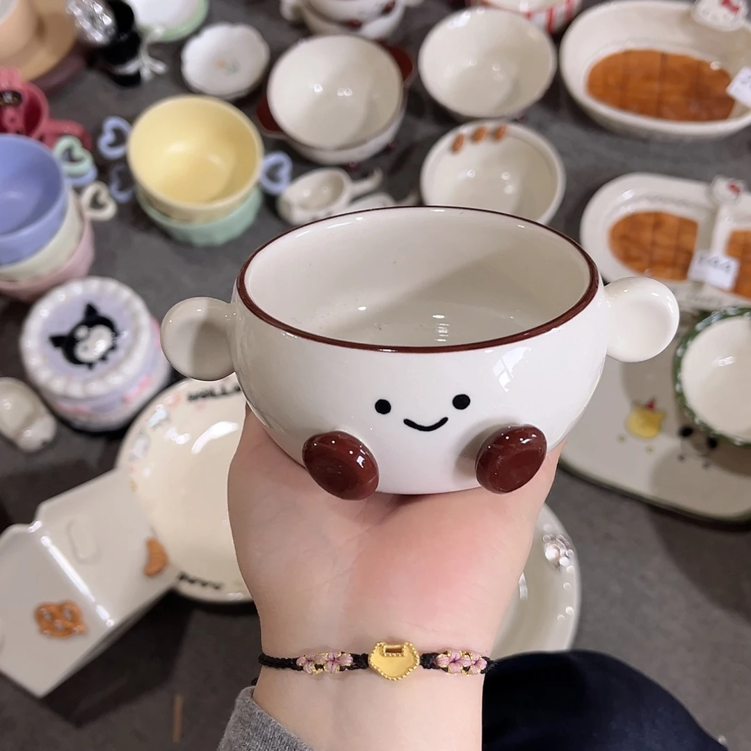 可爱豆豆4寸陶瓷餐具系列