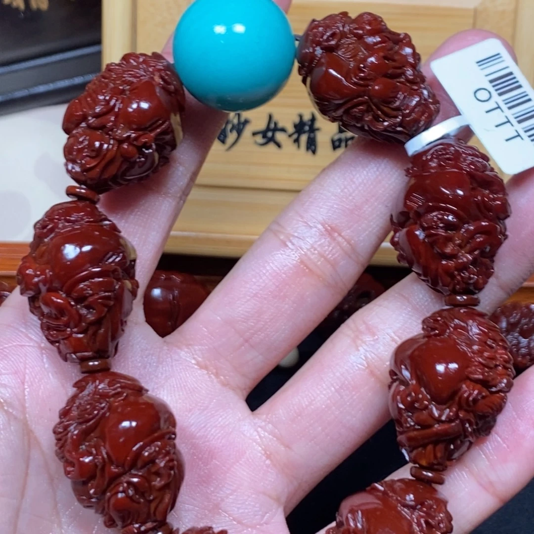 润***仔橄榄核吊坠Dhd站立钟馗