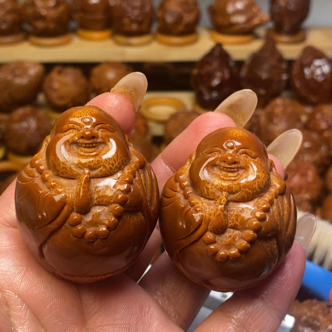 【闪购商品】橄榄核把件ㅤ****弥勒佛