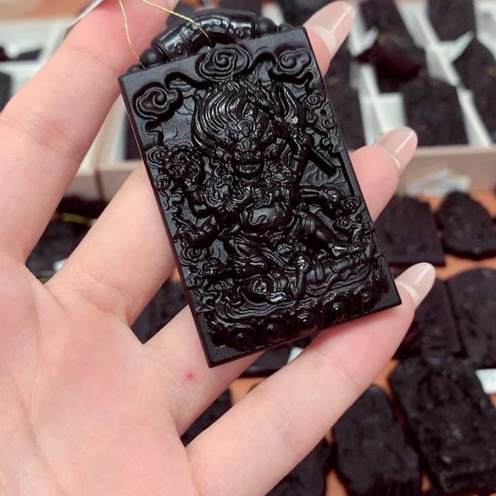 天然缅料a货钢琴黑特色题材挂件