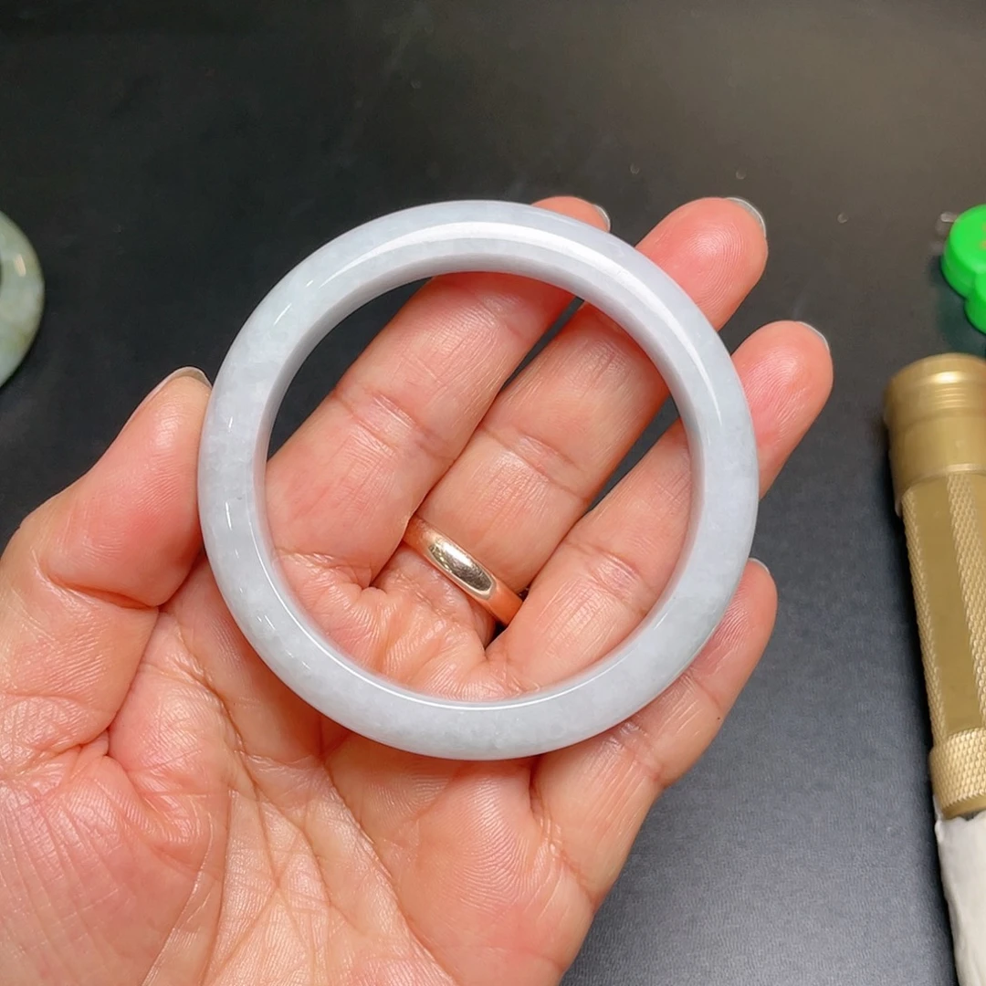 翡翠未镶嵌手镯天然糯种翡翠手镯