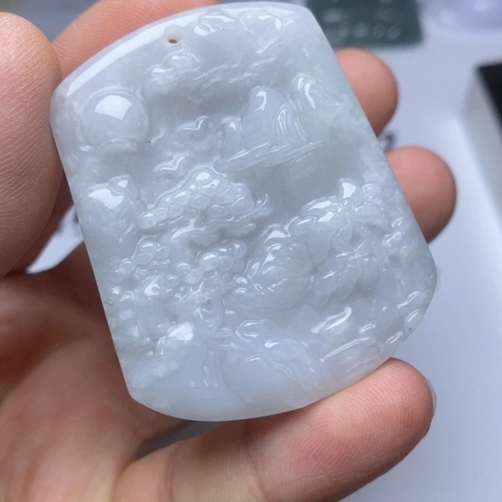 颈饰未镶嵌翡翠翡翠