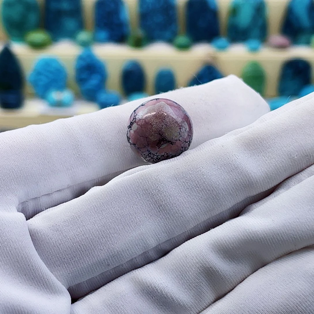 绿松石未镶嵌挂件