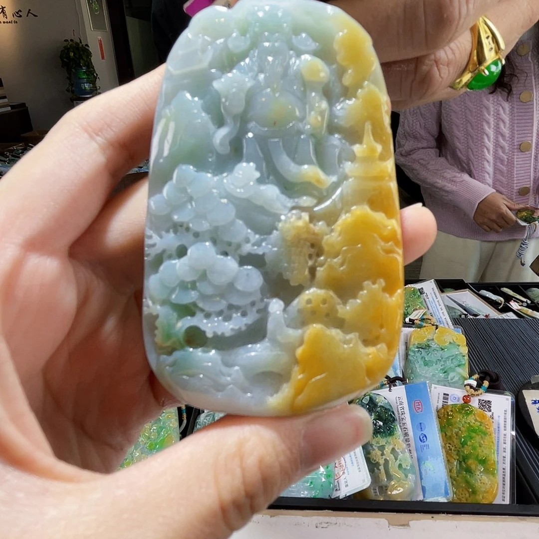 颈饰未镶嵌翡翠翡翠