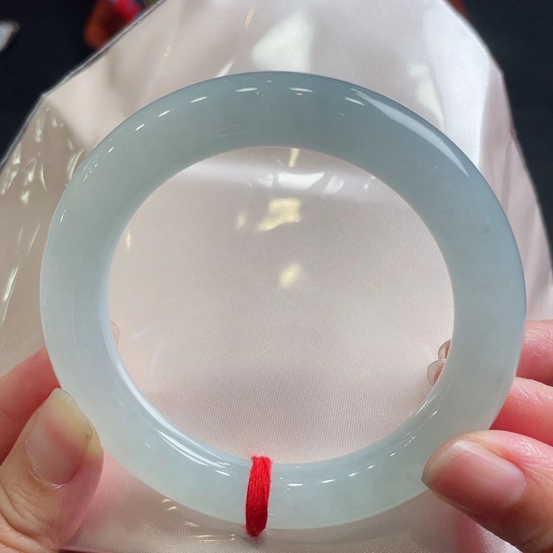 翡翠手镯未镶嵌20号圆条