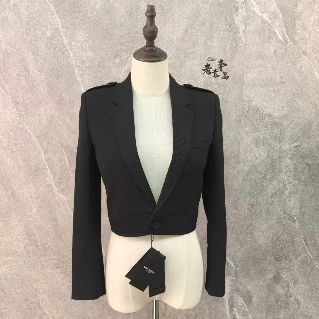 99新 YSL/圣罗兰 海囤K/圣罗兰/上衣/34码/La120509