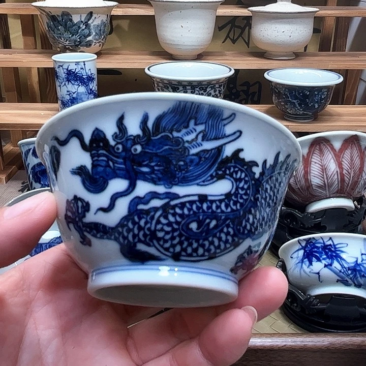 黑***眸景德镇陶瓷手工手绘