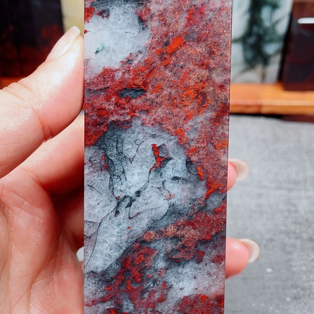 【闪购商品】玉桂林鸡血玉印章素章