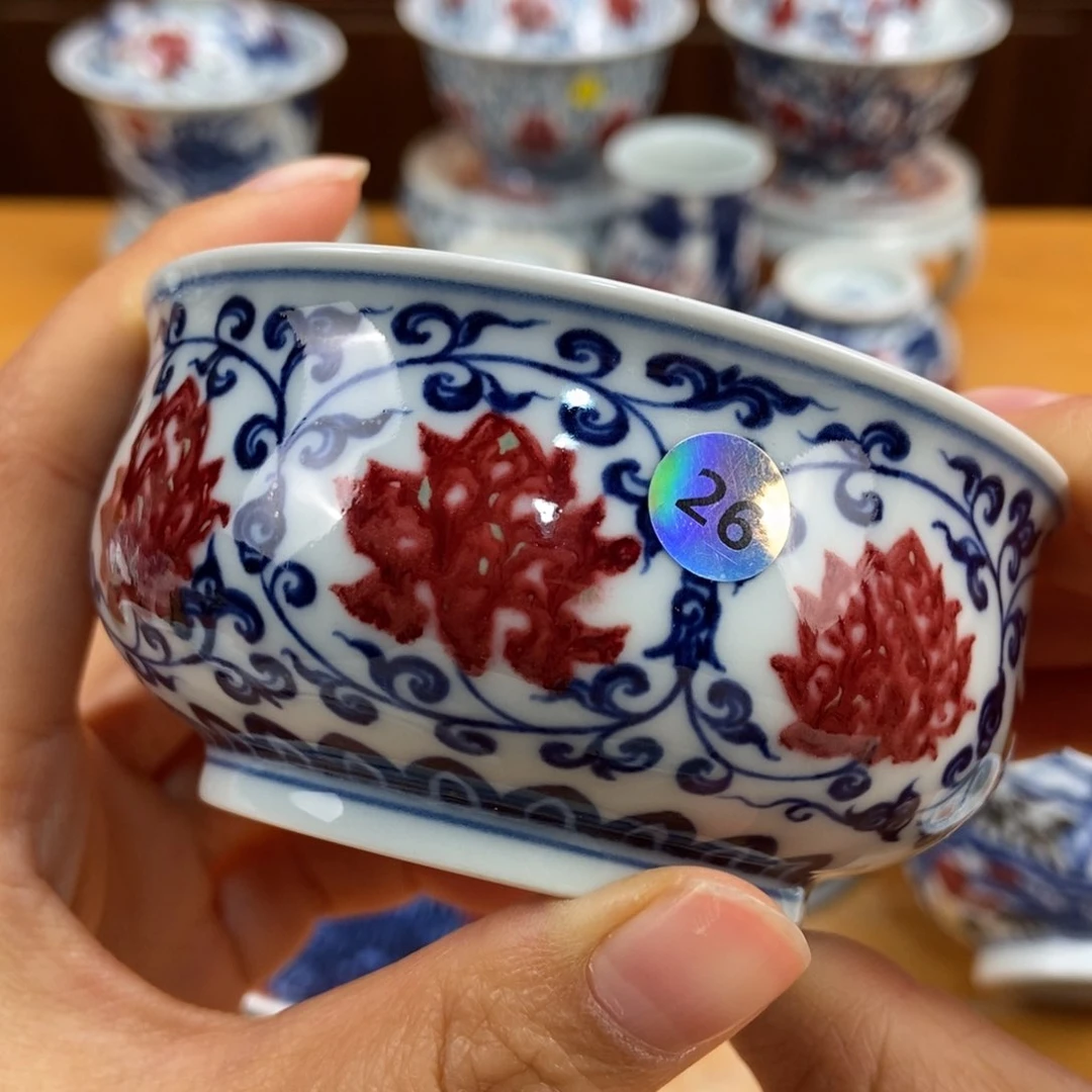 手绘现代茶具非古董