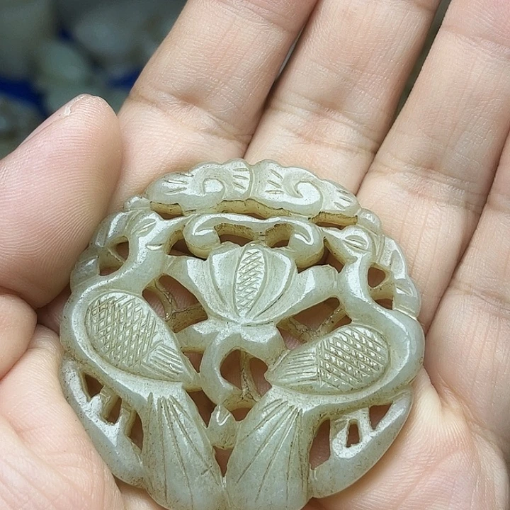 盛***意和田玉（青白玉）未镶嵌颈饰