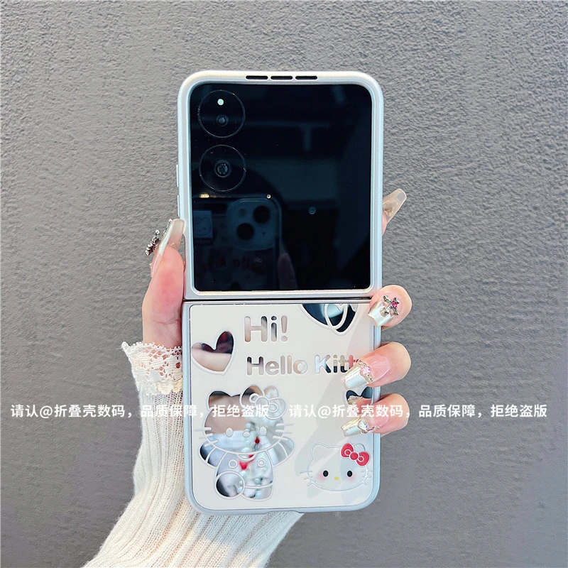 (小米mixflip系列)金属折叠镜面适用小米mixflip手机壳潮高级防摔