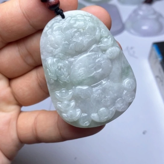 颈饰未镶嵌翡翠翡翠