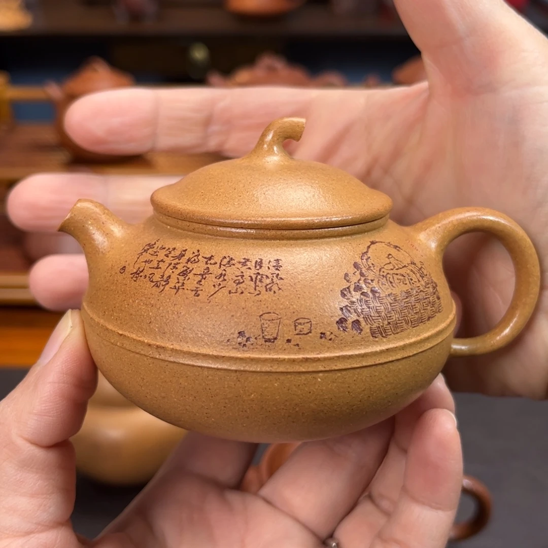 紫砂茶壶宜兴紫砂壶半手工制作