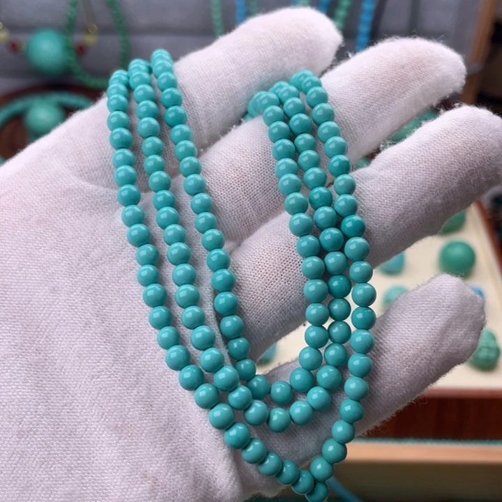 S***️精品蓝绿色108卡4.2mm