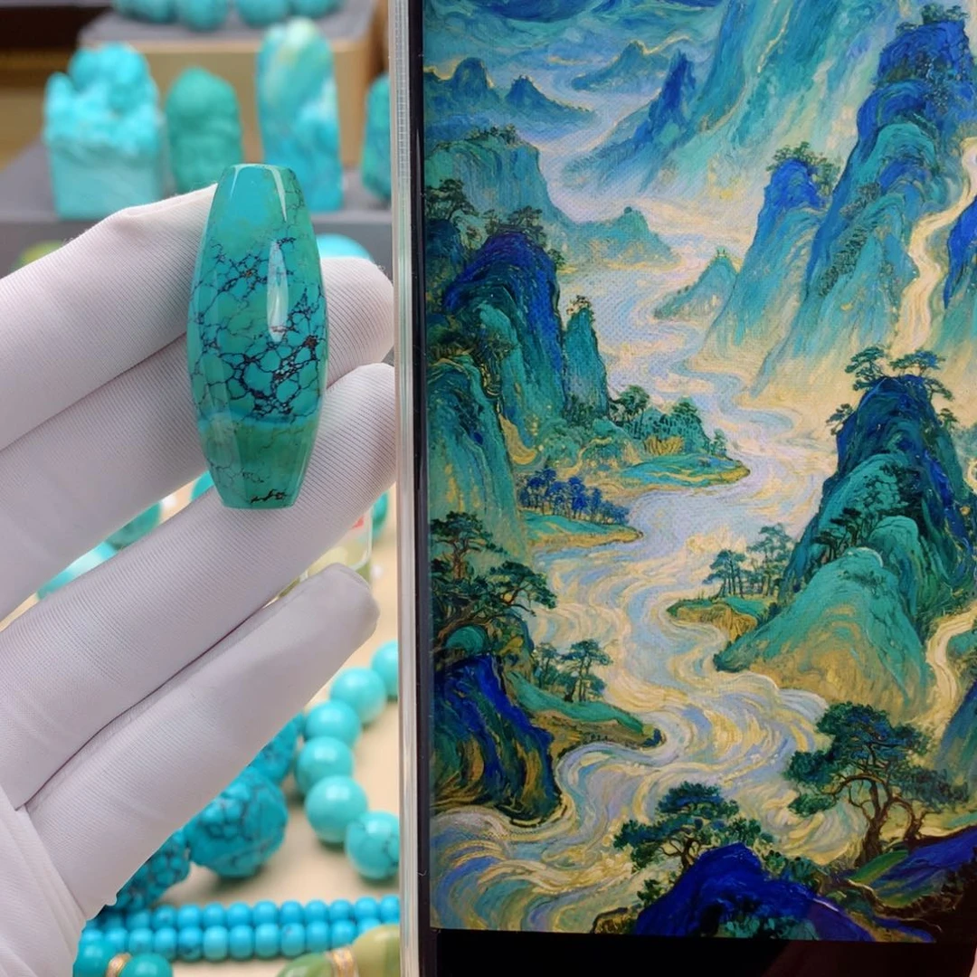 未镶嵌绿松石精品