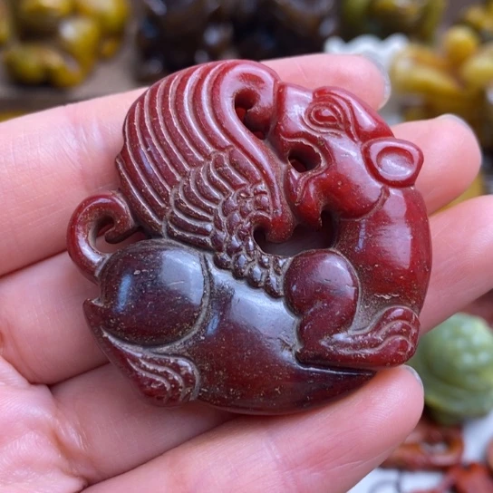 蛇纹石玉未镶嵌颈饰94