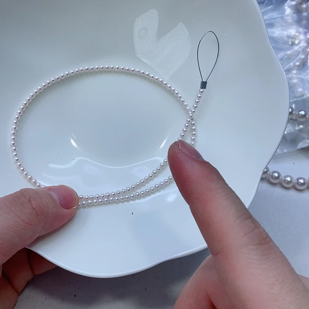 淡水珍珠颈饰银S925镶嵌