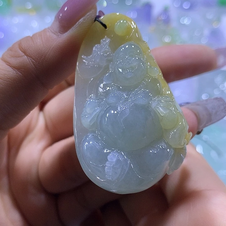 翡翠未镶嵌颈饰天然翡翠A货吊坠