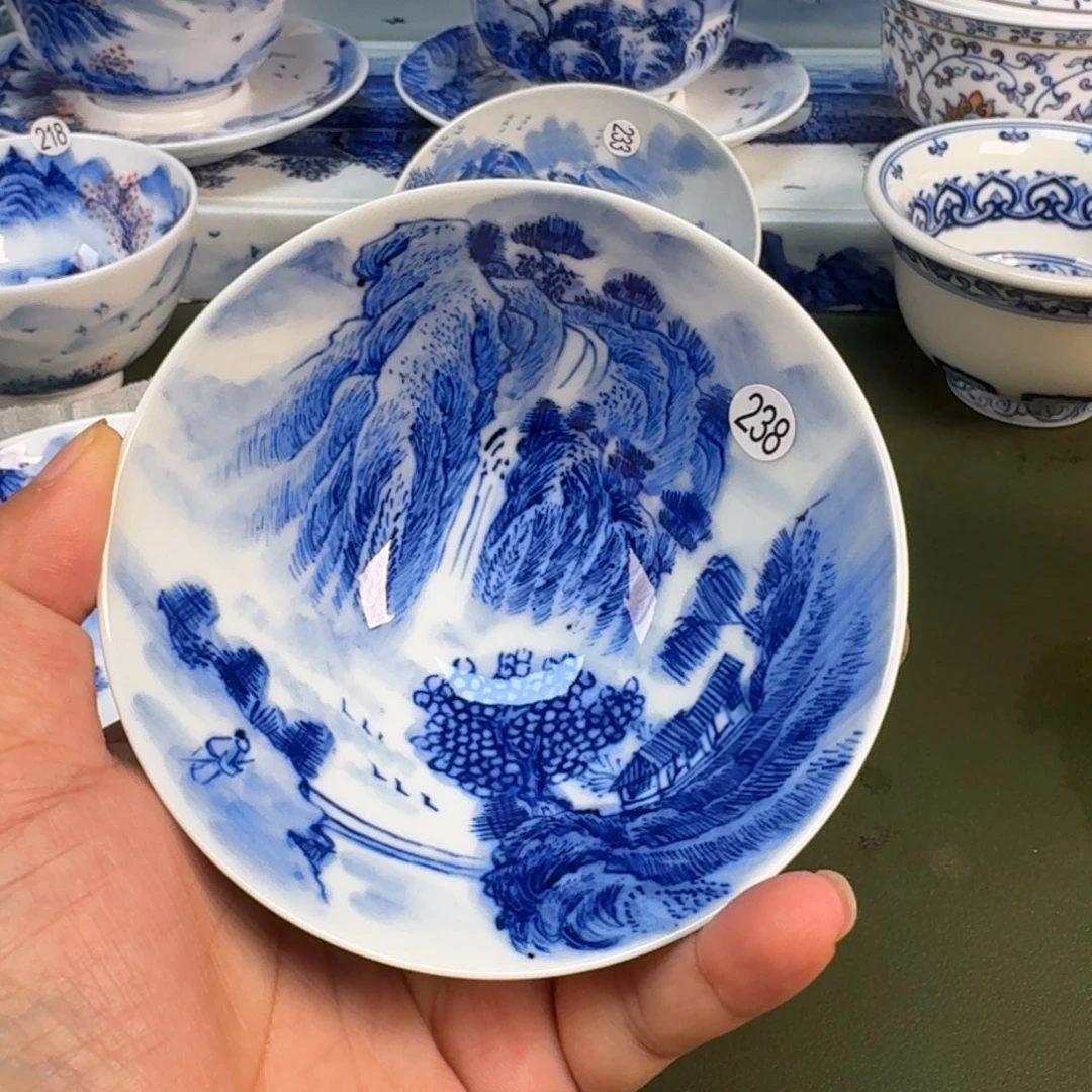 景德镇纯手绘茶具圆圆238