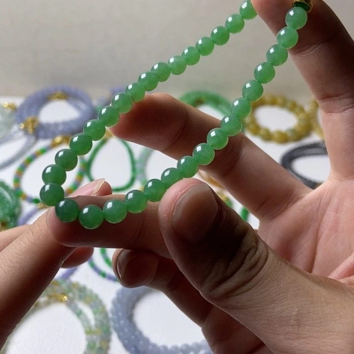 定制翡翠未镶嵌缅甸翡翠A货卡5.8