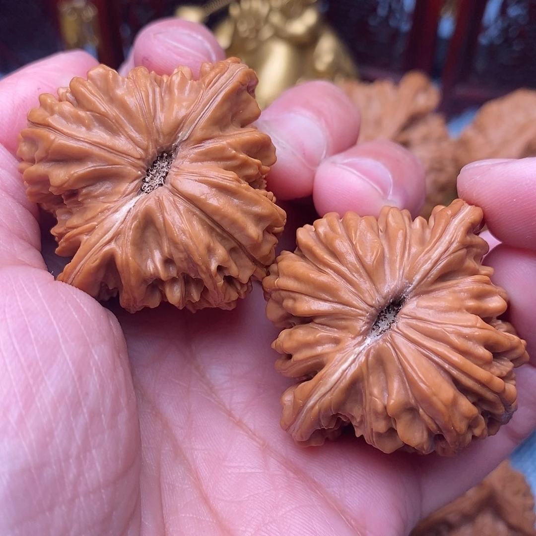 文玩核桃把件毕业全品皮座楼42尺