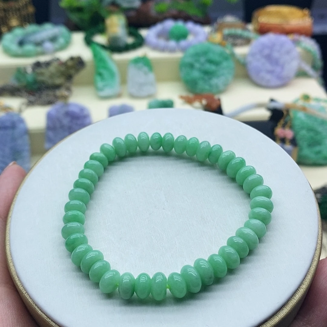 未镶嵌手串翡翠手串