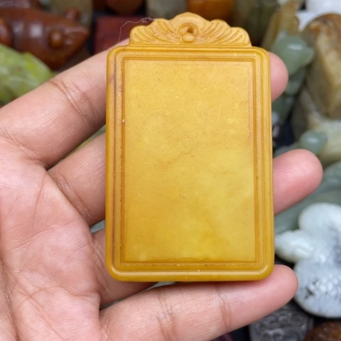 和田玉未镶嵌颈饰58