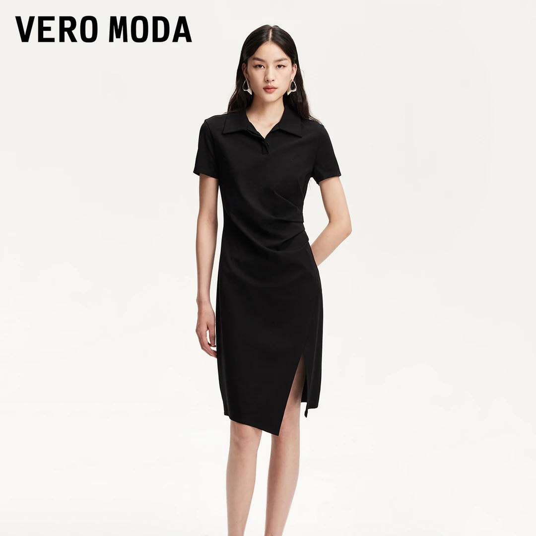 1125【达人专享】Vero Moda连衣裙收腰修身中千金325161042
