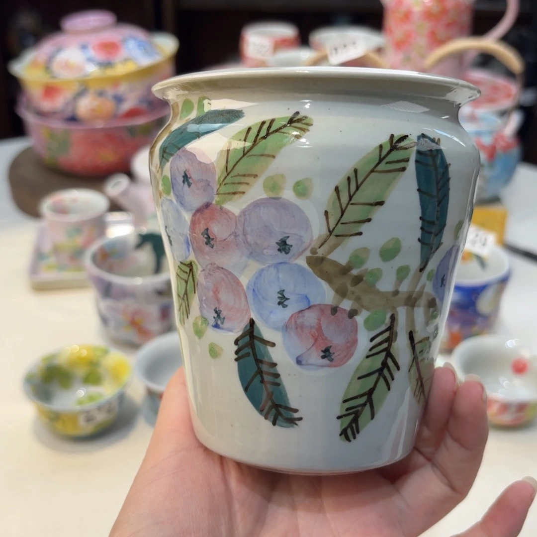 景德镇手绘高温釉下彩陶瓷茶具