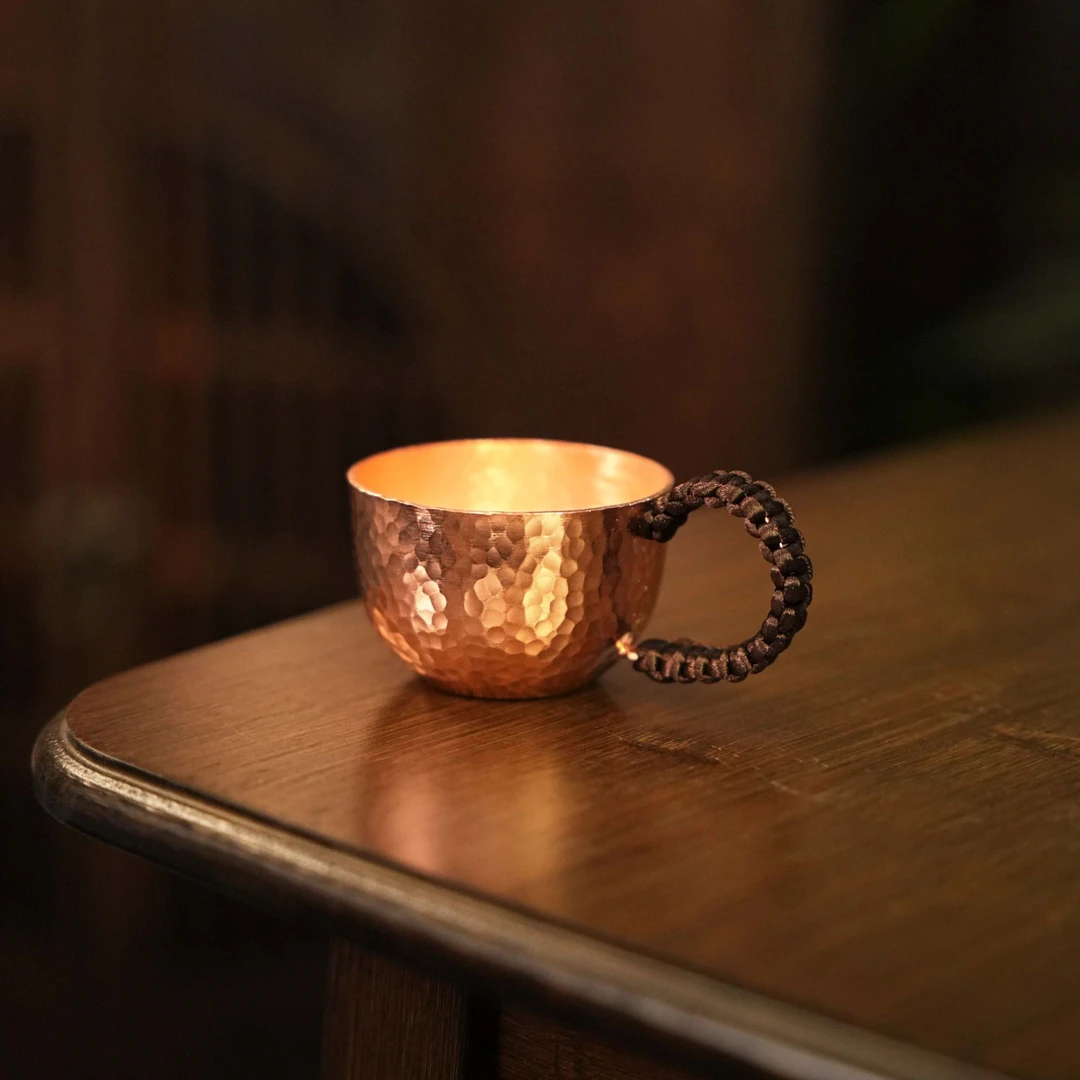 [云器百集]改款新款纯铜小茶杯咖啡杯手工制作改款