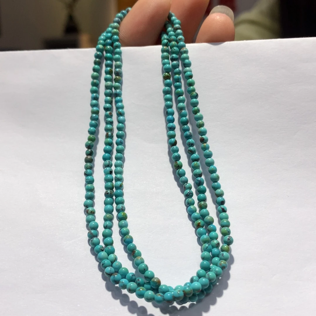 未镶嵌绿松石长链