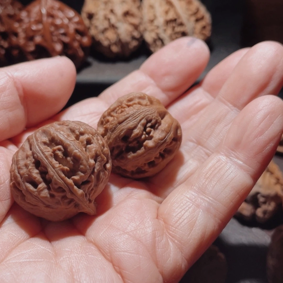 【闪购商品】文玩核桃把件勇****7东北楸子61