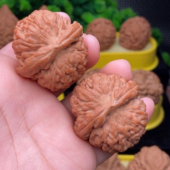 吊坠文玩核桃莲花38全品