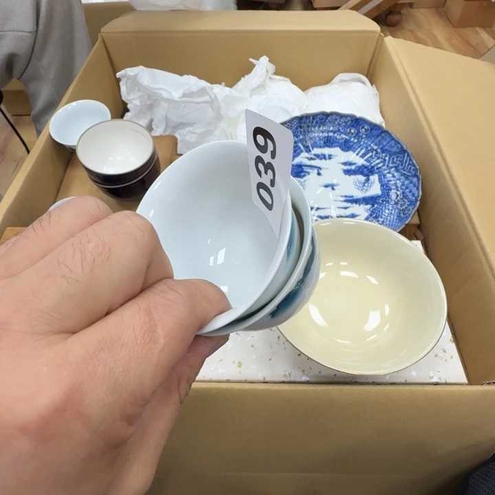 瓷片老**书工艺品摆件瓷器摆件正能量