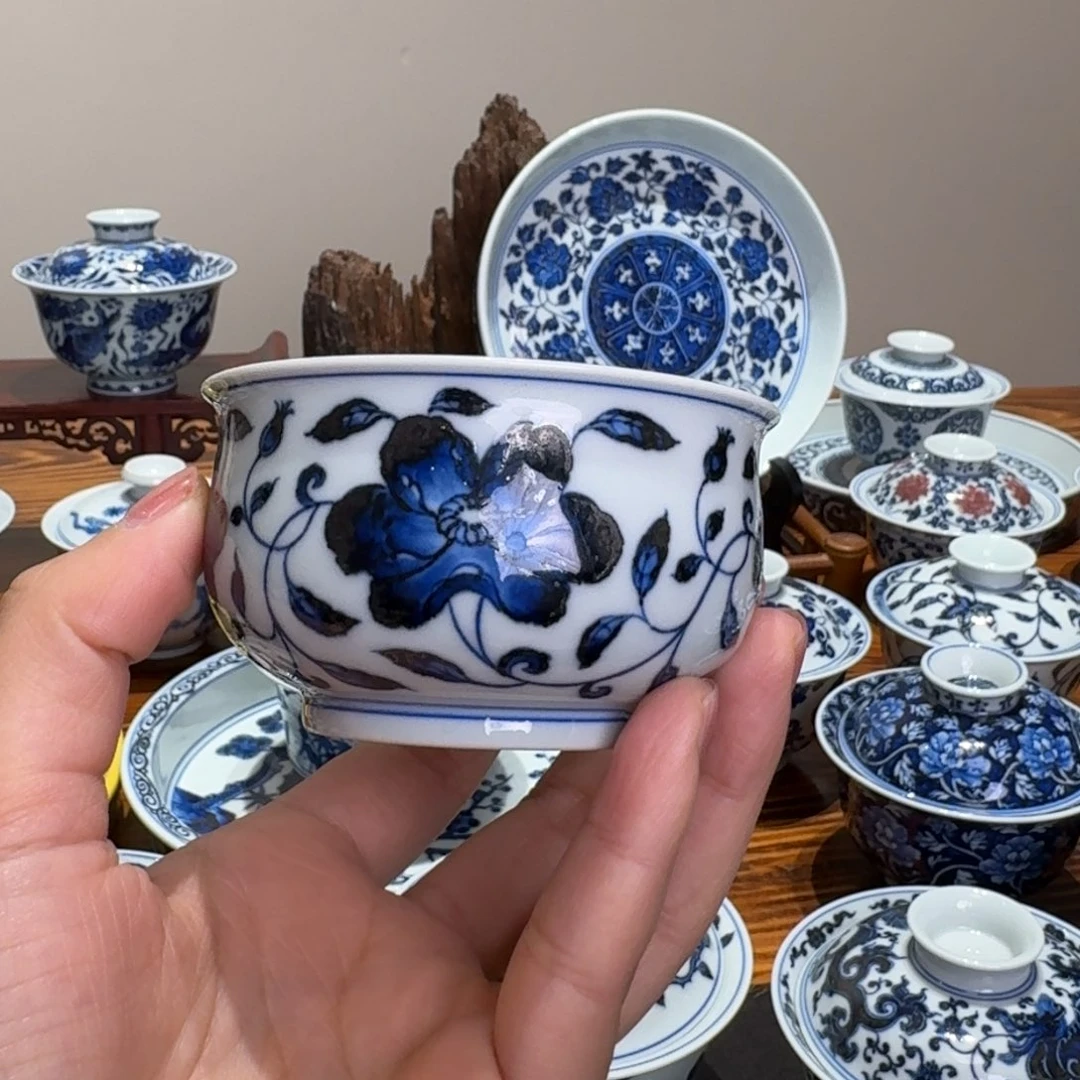 摆件景德镇雯华堂杯杯