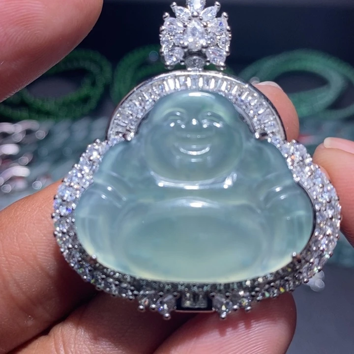 翡翠未镶嵌颈饰天然翡翠
