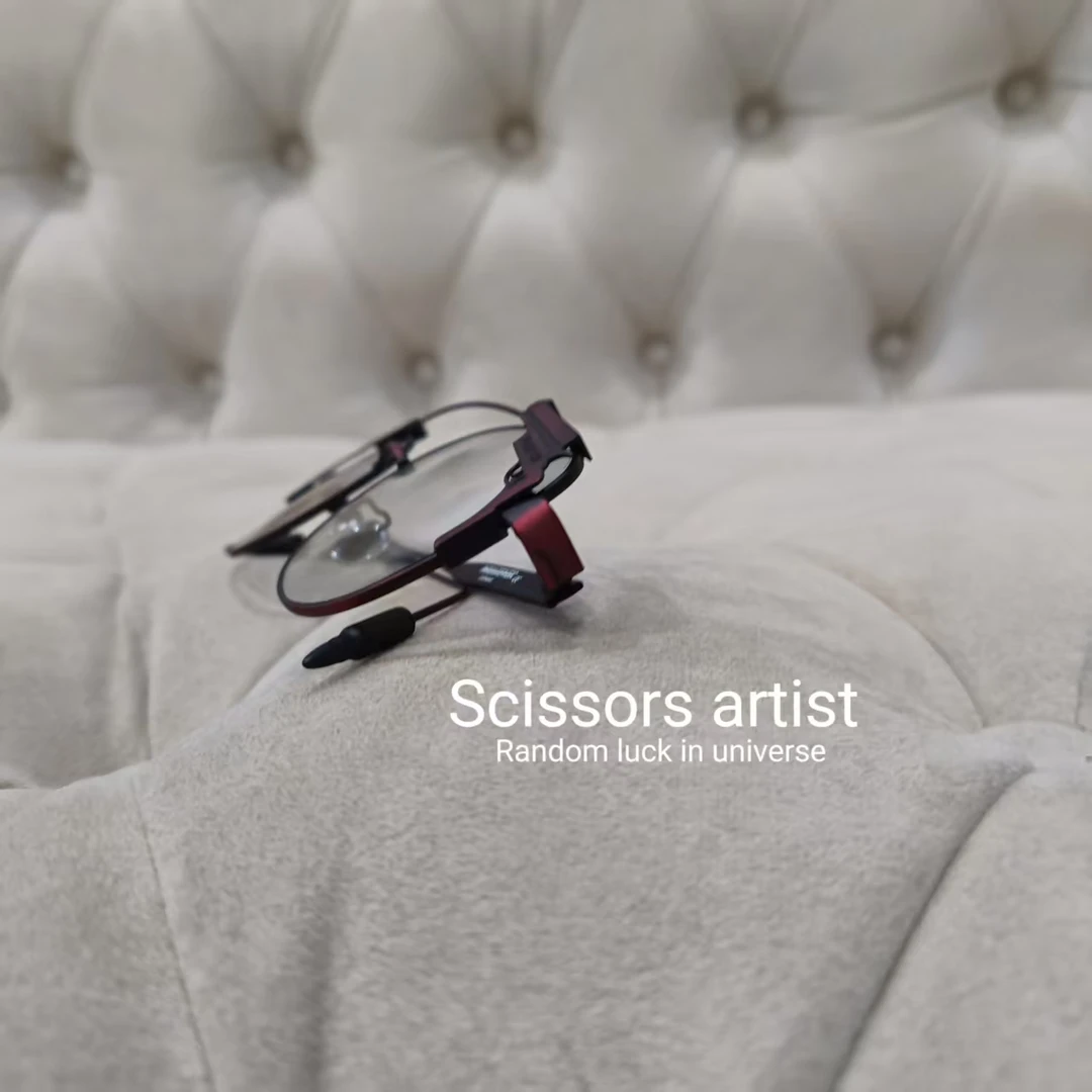 【Scissors artist】高端设计师走秀眼镜3449