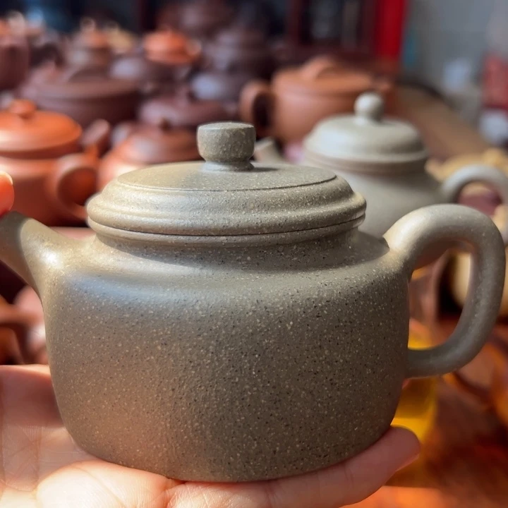 茶壶紫砂青段德中200cc