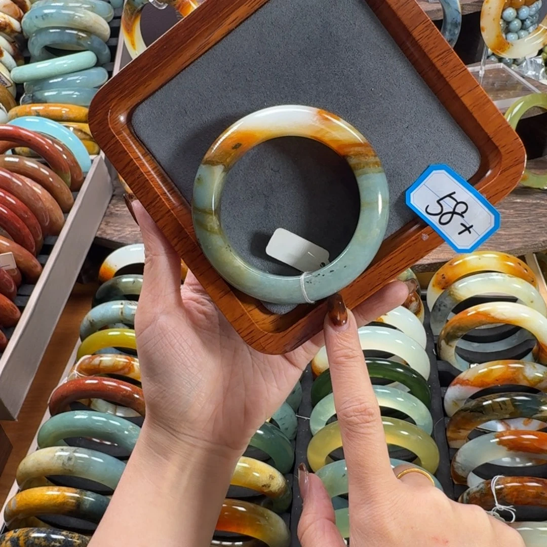 蛇纹石玉合金手镯