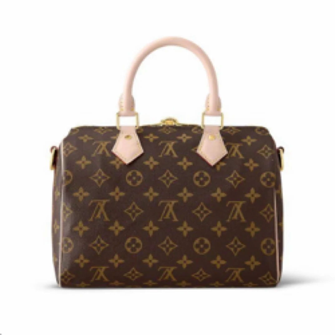 99新 LouisVuitton/路易威登 speedy25可调节肩带波士顿编码0999