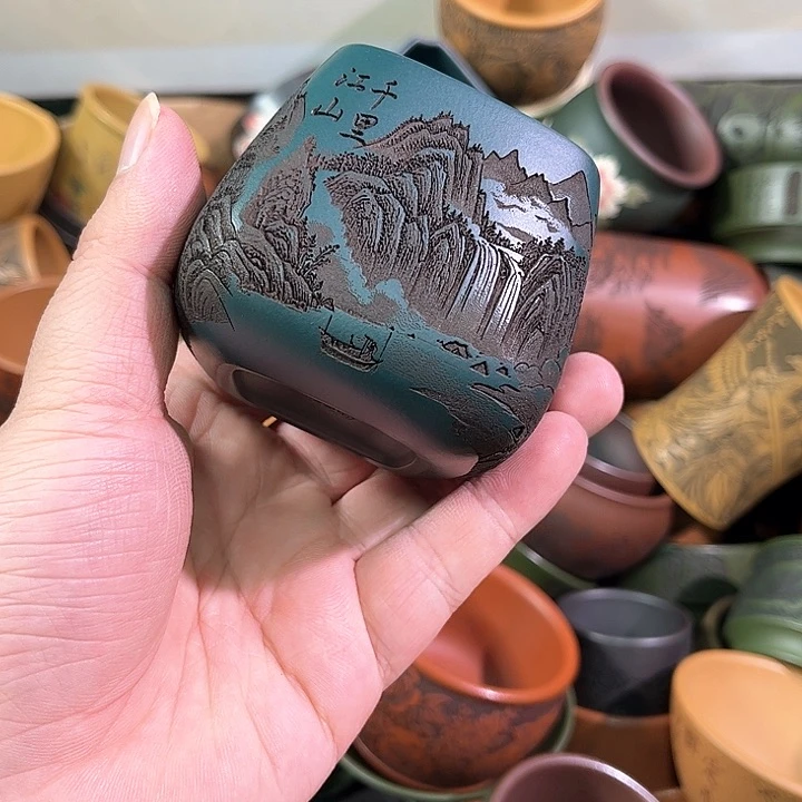 茶杯紫砂全手工紫砂主人杯