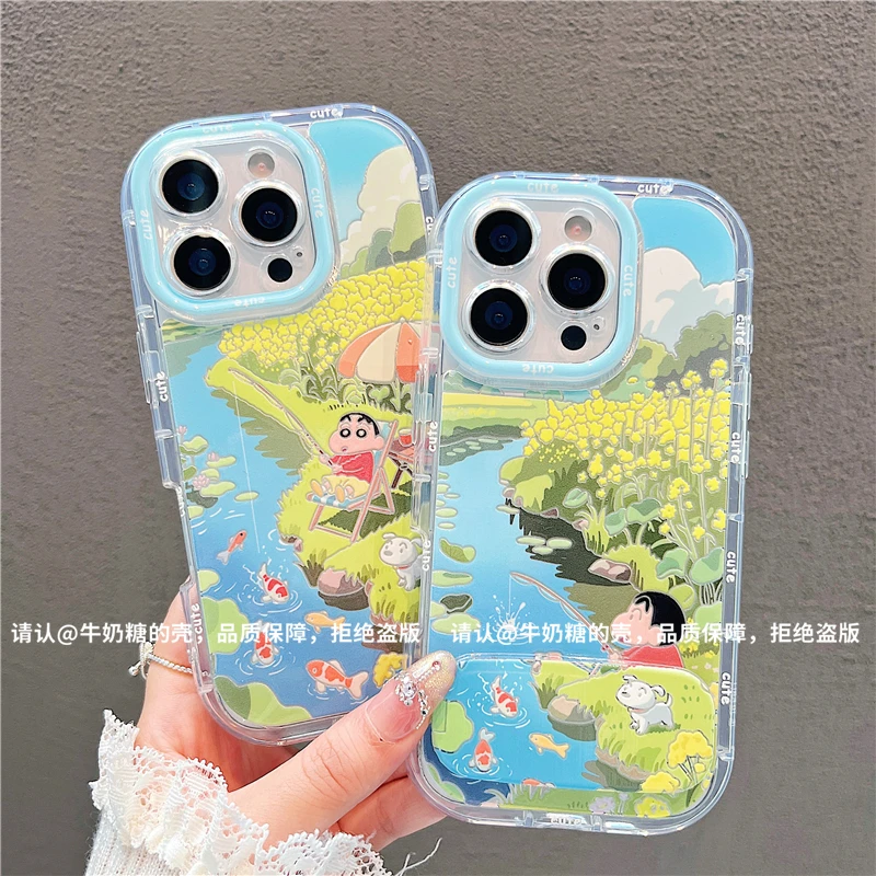 泡芙羽纱适用苹果16/iPhone/华为荣耀/OPPO/VIVO/小米/手机壳爆款