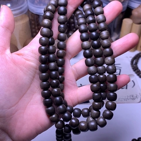 檀香木手串/手链老山檀香阴沉8/9/108横纹虎皮满纹