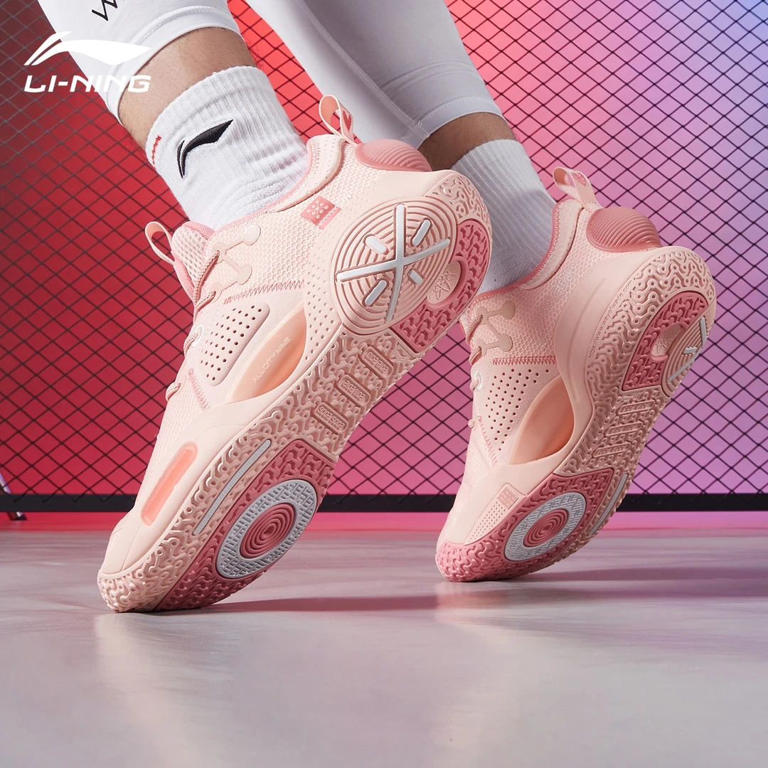 李宁篮球鞋全城9男子轻量专业减震球鞋䨻回弹低帮实战训练运动鞋F