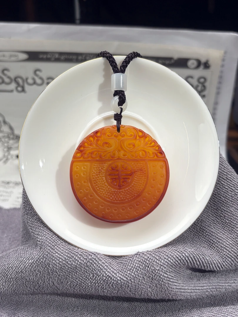 【正品跨境购】奇色天香蜡龙纹扣古纹扣吊坠【认准云南边境发货】