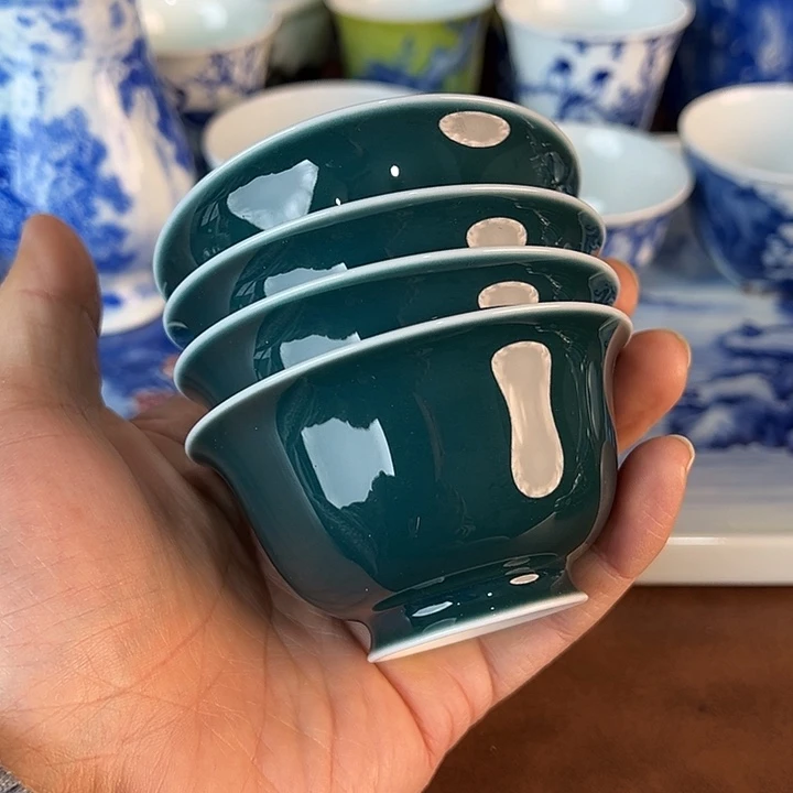 上***总瓷片景德镇全手工手绘陶瓷