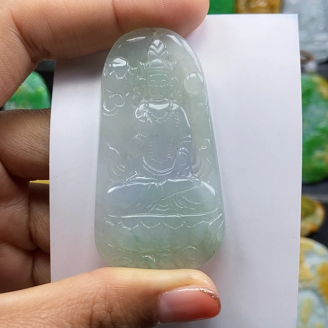 定制翡翠未镶嵌天然缅甸翡翠一物一证