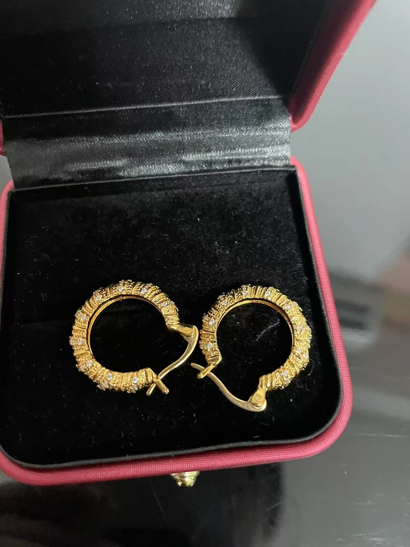 【米米甄选 绚丽多彩】 黄色耳钉 647